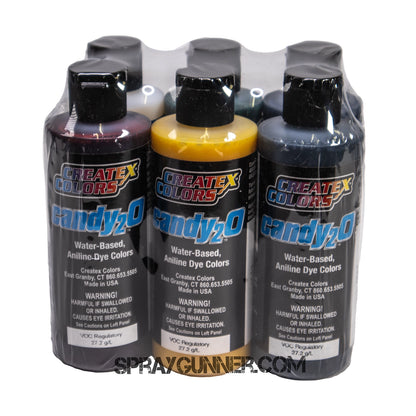 Createx candy2o Cool Set 4oz. (4967-C) kandy paint - SprayGunner