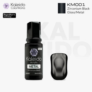 GAAHLERI Kaleido ColorWorks Water-Based Paint KM001 Zirconium Black 20ml