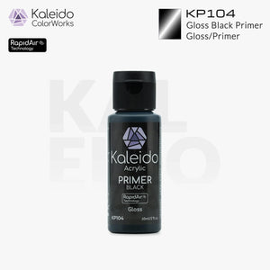 GAAHLERI Kaleido ColorWorks Water-Based Paint KP104 Gloss Black Primer 60ml