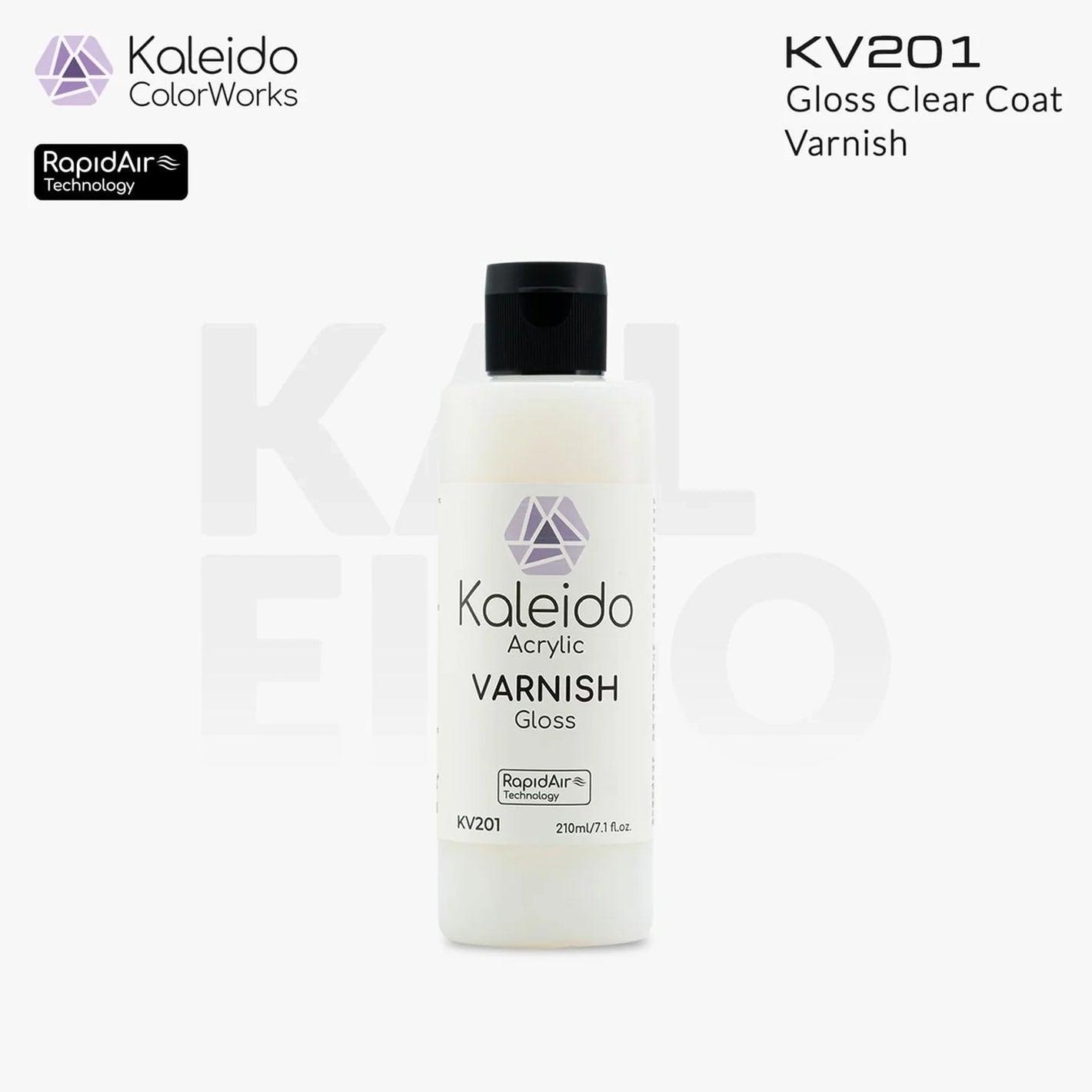 GAAHLERI Kaleido ColorWorks Water-Based Paint KV201 Varnish Gloss 210ml