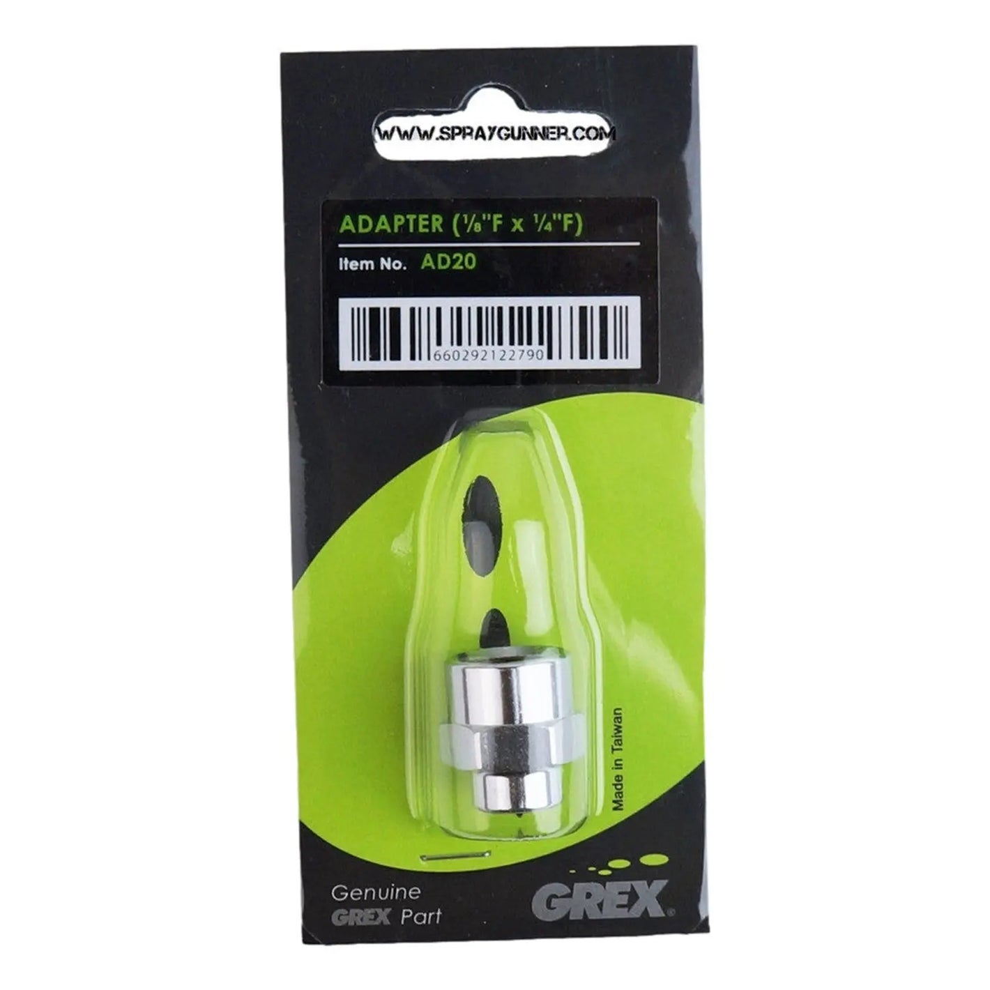 Grex Adapter AD20 (1/8"F to 1/4"F) Grex Airbrush