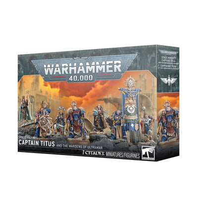 Warhammer 40K Space Marines - Captain Titus & the Wardens of Ultramar