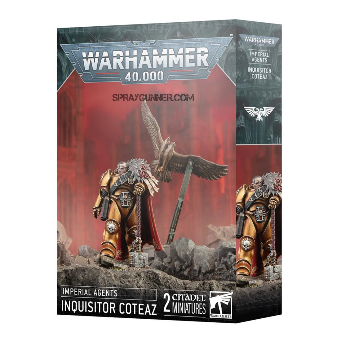 Warhammer 40K Imperial Agents: Inquisitor Coteaz and the Glodovan Eagle - SprayGunner