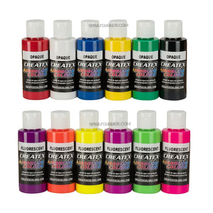 Createx Airbrush Colors Special Airbrush Paint Set Bold Colors Bundle