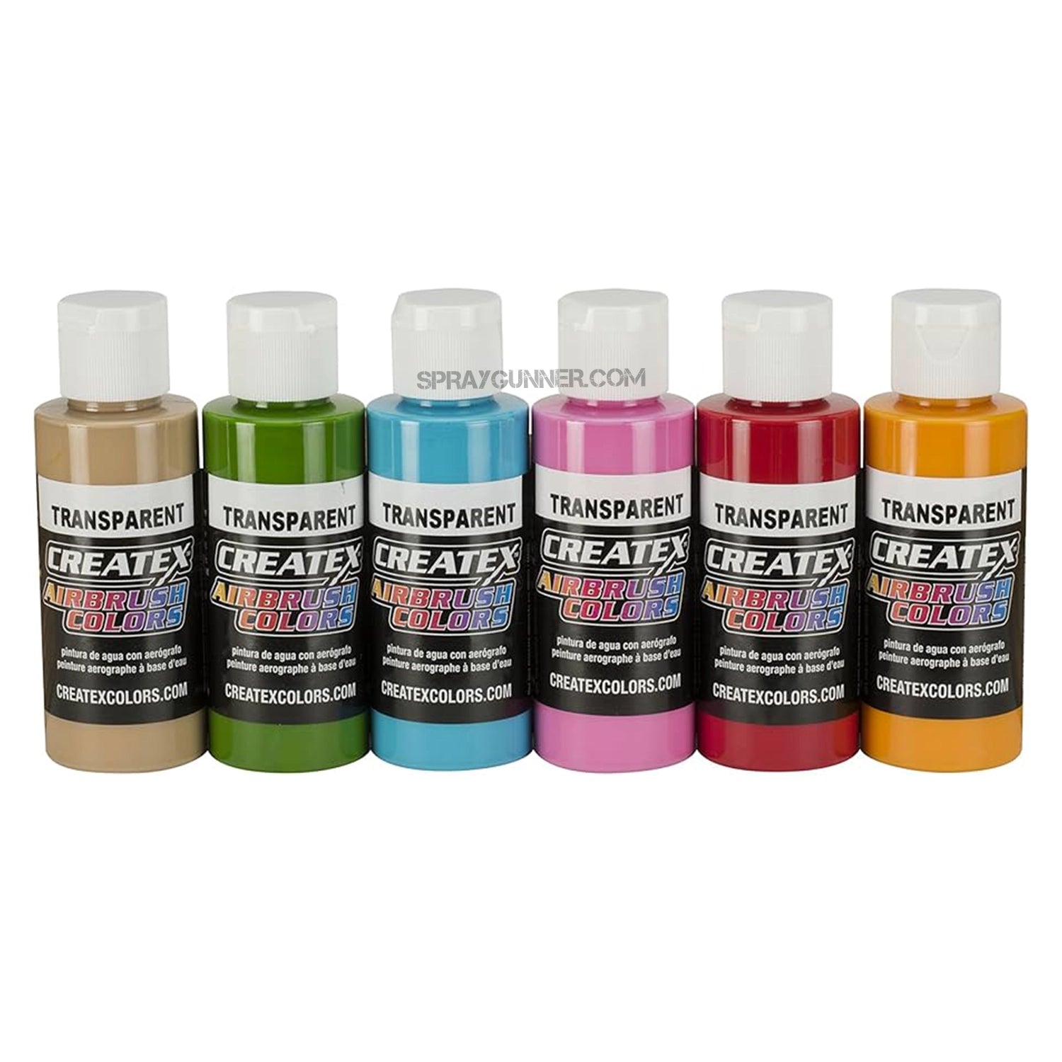 Tropical Createx Airbrush Colors Set - Vibrant Art Tools | 6 Colors