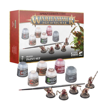 Warhammer Age of Sigmar: Skaven Paint Set (ENG) - SprayGunner