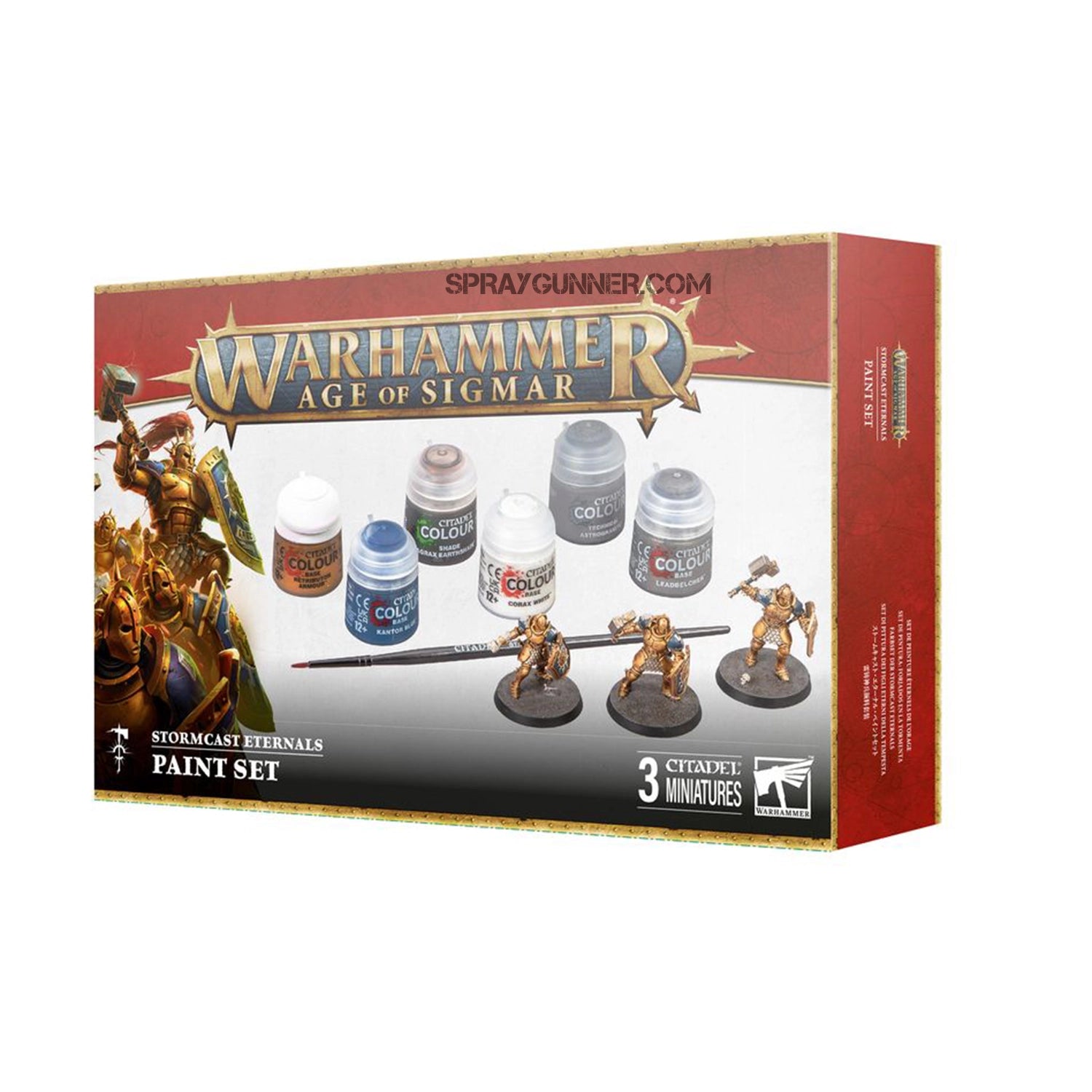 Warhammer Age of Sigmar: Stormcast Eternals Paints Set (ENG) - SprayGunner