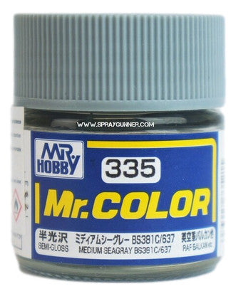 Pintura modelo GSI Creos Mr.Color: Gris mar medio BS381C/637 (C335)