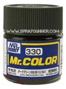 GSI Creos Mr.Color Model Paint: Dark Green BS381C/641 (C-330) GSI Creos Mr. Hobby