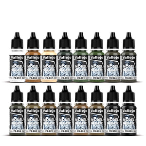 Vallejo Model Color: Allied Forces WWII Set (16 x 18ml)