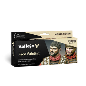 Vallejo Model Color: Face Painting Set by Jaume Ortiz (8 x 18 ml)