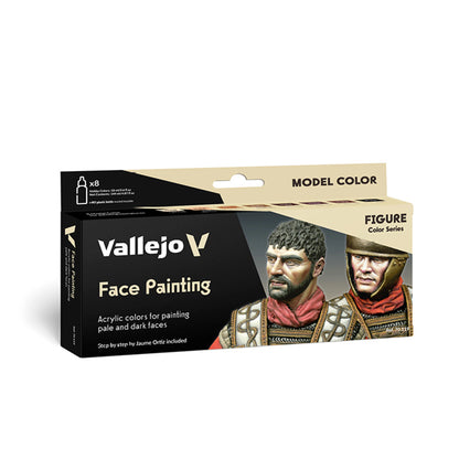 Vallejo Model Color: Face Painting Set by Jaume Ortiz (8 x 18 ml)