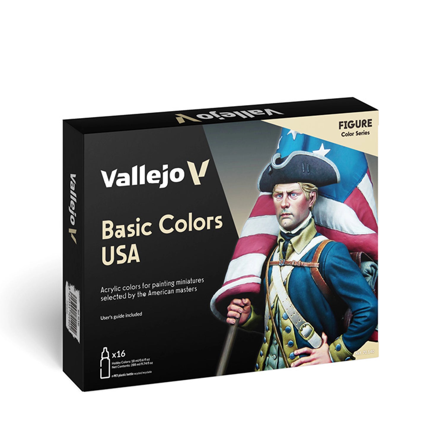 Vallejo Model Color: Basic Colors USA Set (16 x 18ml)