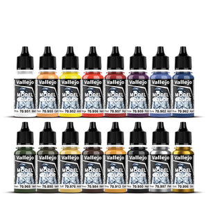 Vallejo Model Color: Basic Colors USA Set (16 x 18ml)
