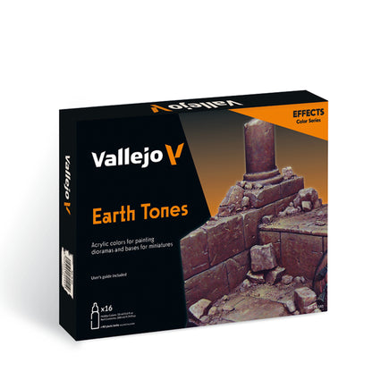 Vallejo Model Color: Earth Tones Set (16 x 18ml)