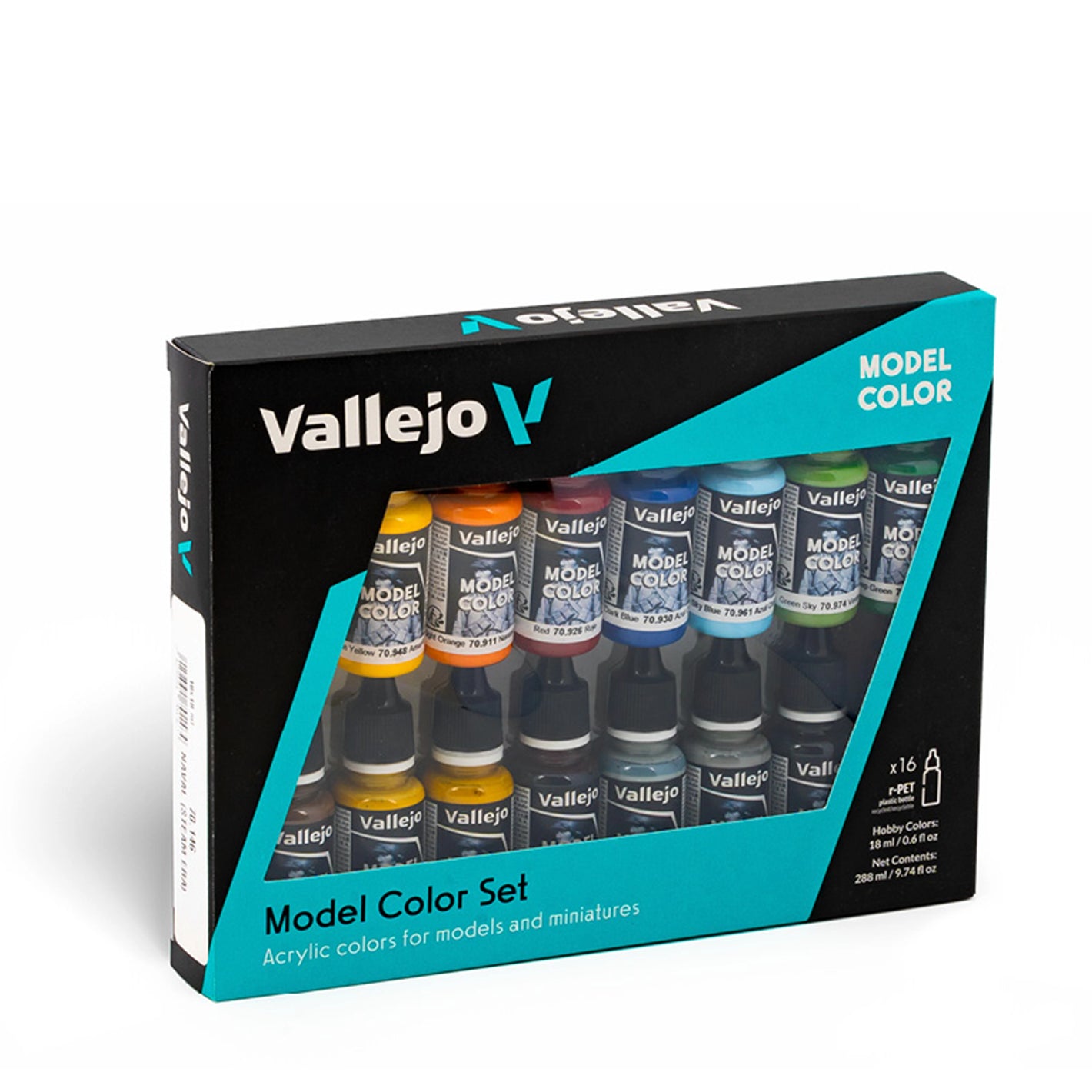 Vallejo Model Color: Naval (Steam Era) Set (16 x 18ml)