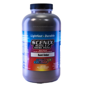 Scenix Mural & Theme Paint - Burnt Umber (32 oz)