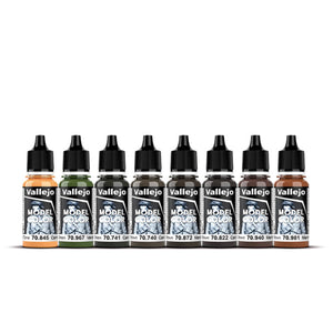 Vallejo Model Color: Waffen-SS Camouflage Set by Jaume Ortiz (8 x 18 ml)