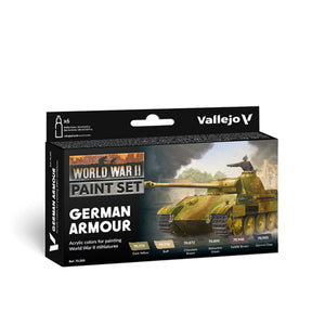 Vallejo Model Color: WWII German Armour Set (6 x 18 ml)