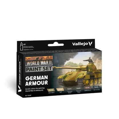 Vallejo Model Color: WWII German Armour Set (6 x 18 ml)