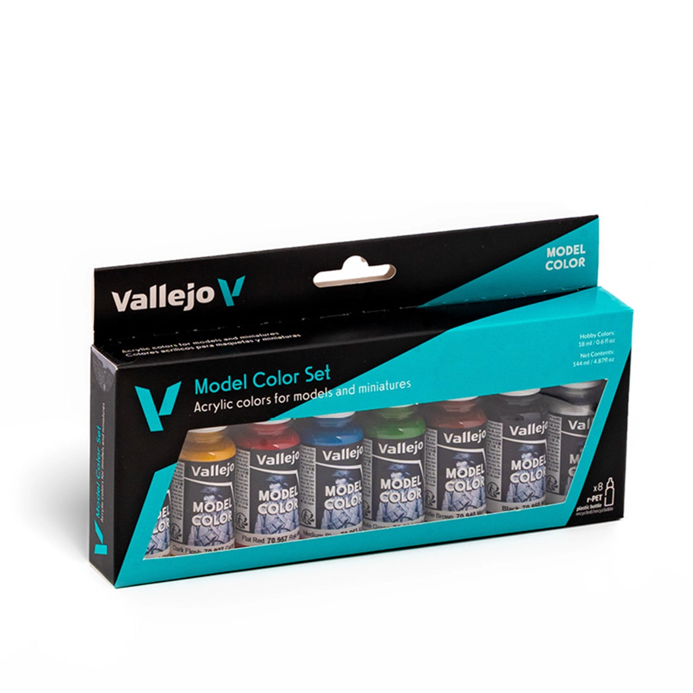 Vallejo Model Color: Wargames Basics Set (8 x 18 ml)