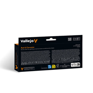 Vallejo Model Color: Rust & Corrosion Set by Chema Cabrero (8 x 18 ml)