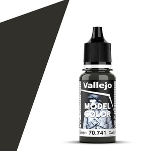 Vallejo Model Color: Camouflage Black Green (18ml)