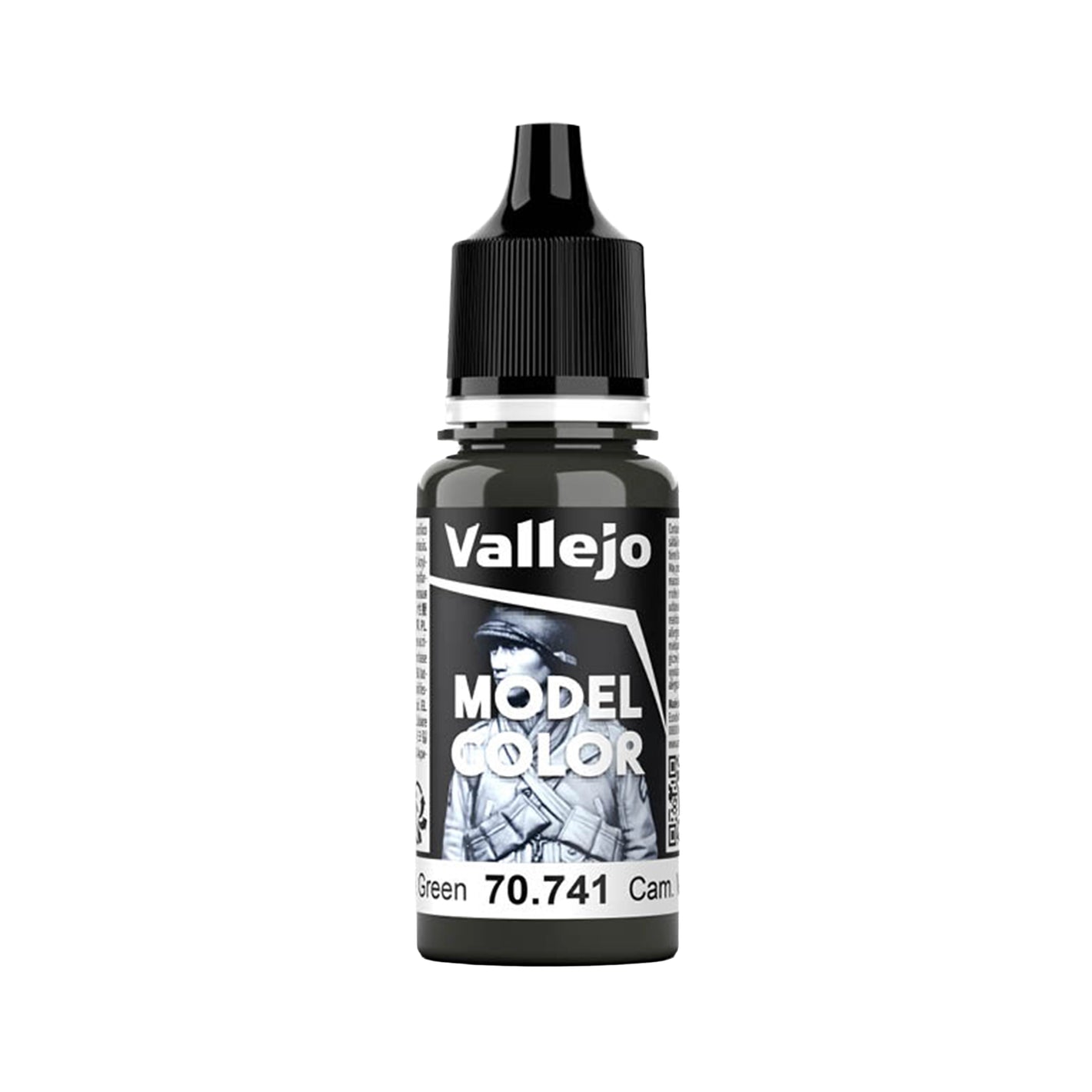 Vallejo Model Color: Camouflage Black Green (18ml)