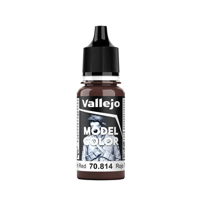 Vallejo Model Color: Burnt Red (18ml)