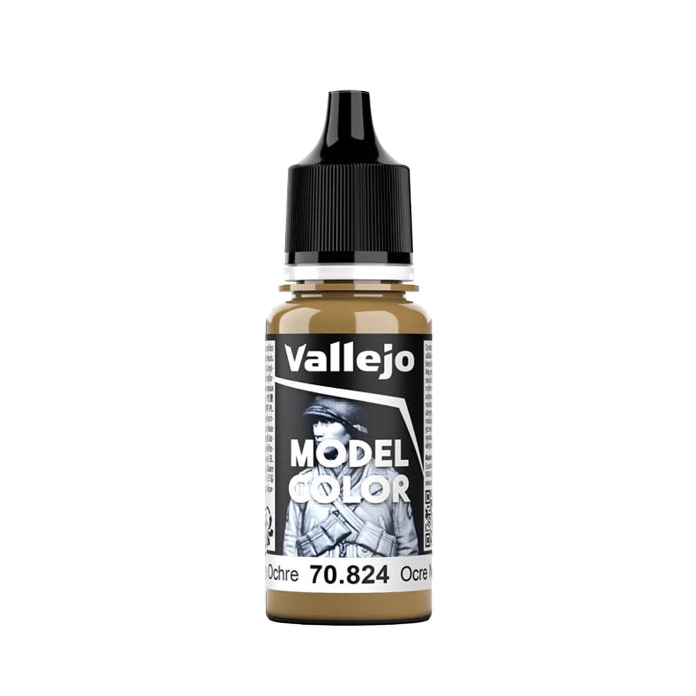 Vallejo Model Color: Orange Ochre (18ml)