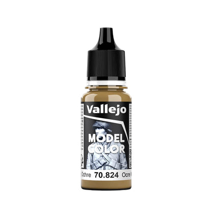 Vallejo Model Color: Orange Ochre (18ml)