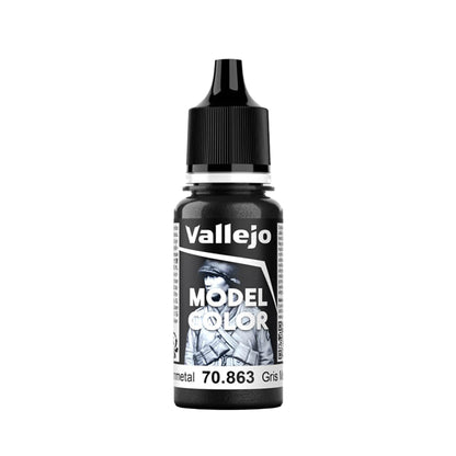 Vallejo Model Color: Gunmetal (18ml)