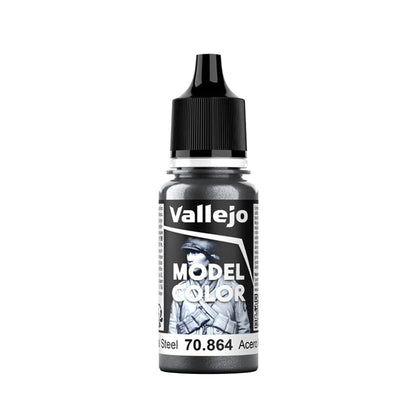 Vallejo Model Color: Natural Steel (18ml)
