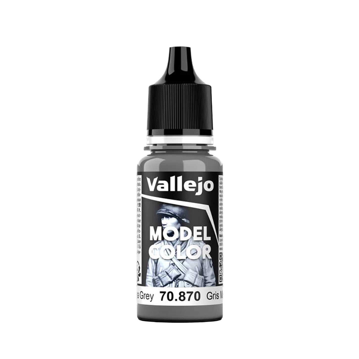 Vallejo Model Color: Medium Sea Grey (18ml)