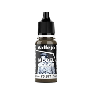 Vallejo Model Color: Leather Brown (18ml)