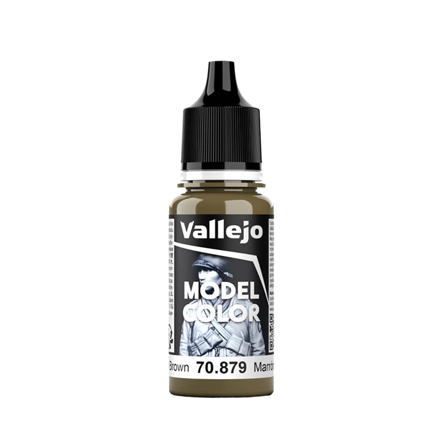 Vallejo Model Color: Green Brown (18ml)