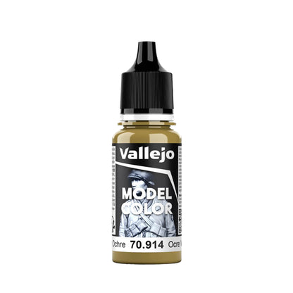 Vallejo Model Color: Green Ochre (18ml)