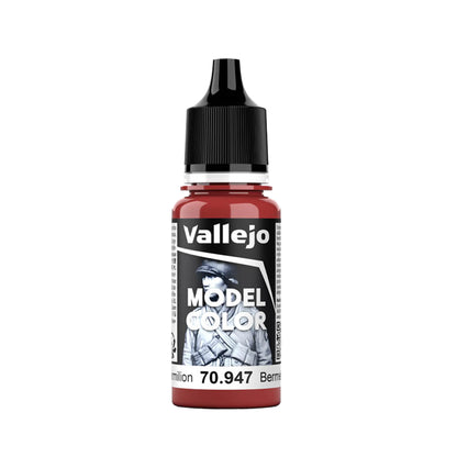 Vallejo Model Color: Dark Vermilion (18ml)