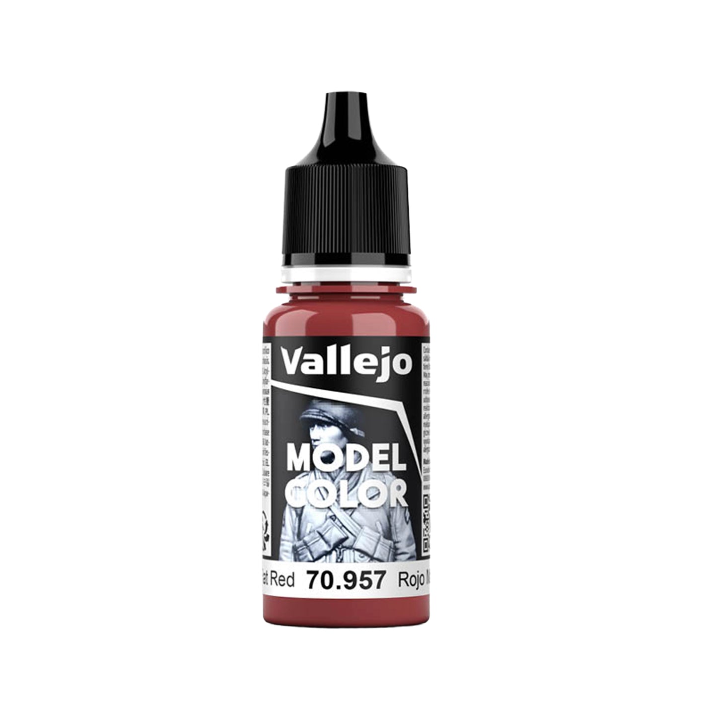 Vallejo Model Color: Flat Red (18ml)