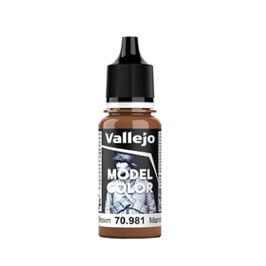 Vallejo Model Color: Orange Brown (18ml)