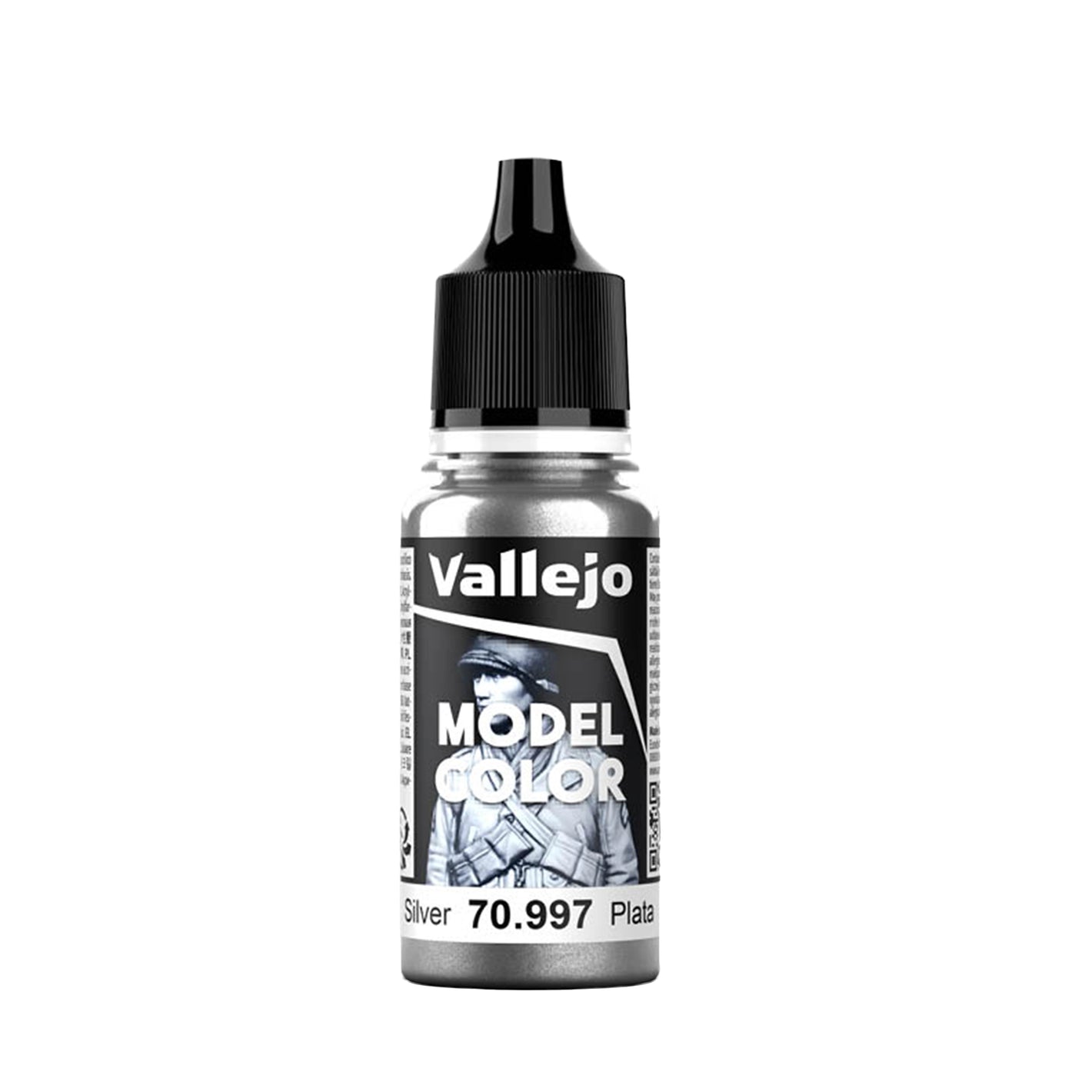 Vallejo Model Color: Silver (18ml)