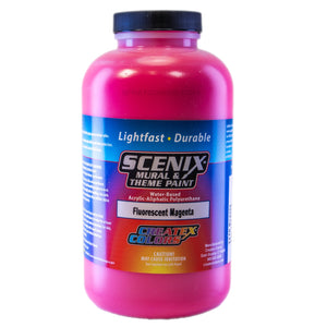 Scenix Mural & Theme Paint - Fluorescent Magenta (32 oz)