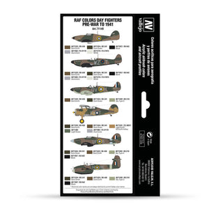 Vallejo Model Air Set: RAF Day Fighters pre-war to 1941