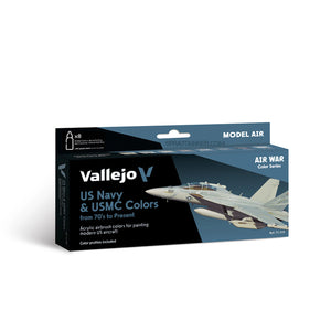 Vallejo Model Air Set: US Navy & USMC colors from 70’s to present