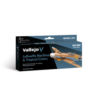 Vallejo Model Air Set: Luftwaffe Maritime & Tropical colors