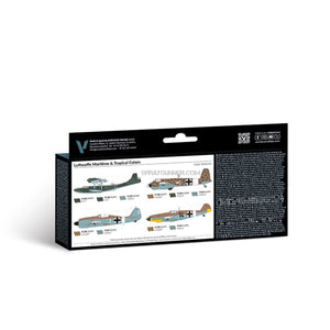 Vallejo Model Air Set: Luftwaffe Maritime & Tropical colors