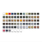 Vallejo AV Color Case: Basic Model Air Color Set (72 ct)