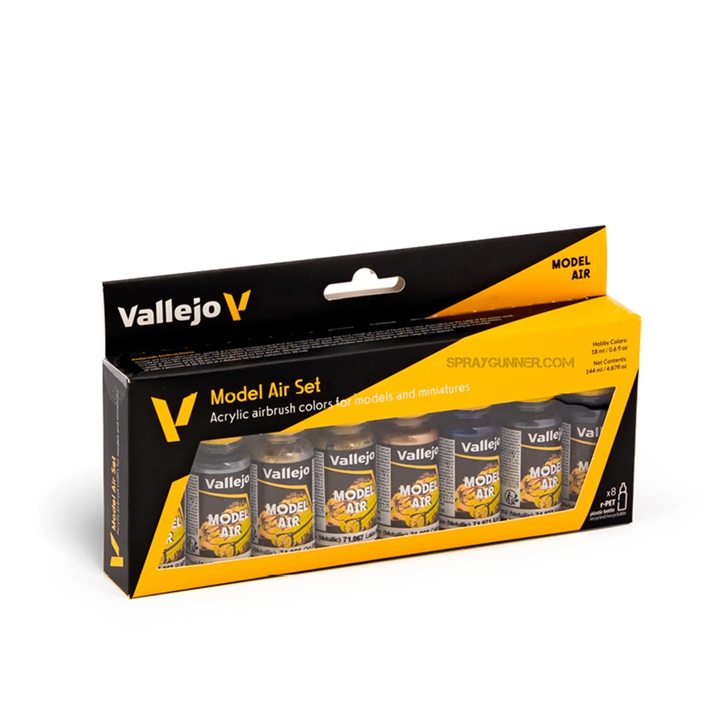 Vallejo Model Air Set: Metallic Colors