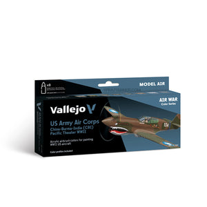 Vallejo Model Air Set: US Army Air Corps China-Burma-India (CBI) Pacific Theater WWII