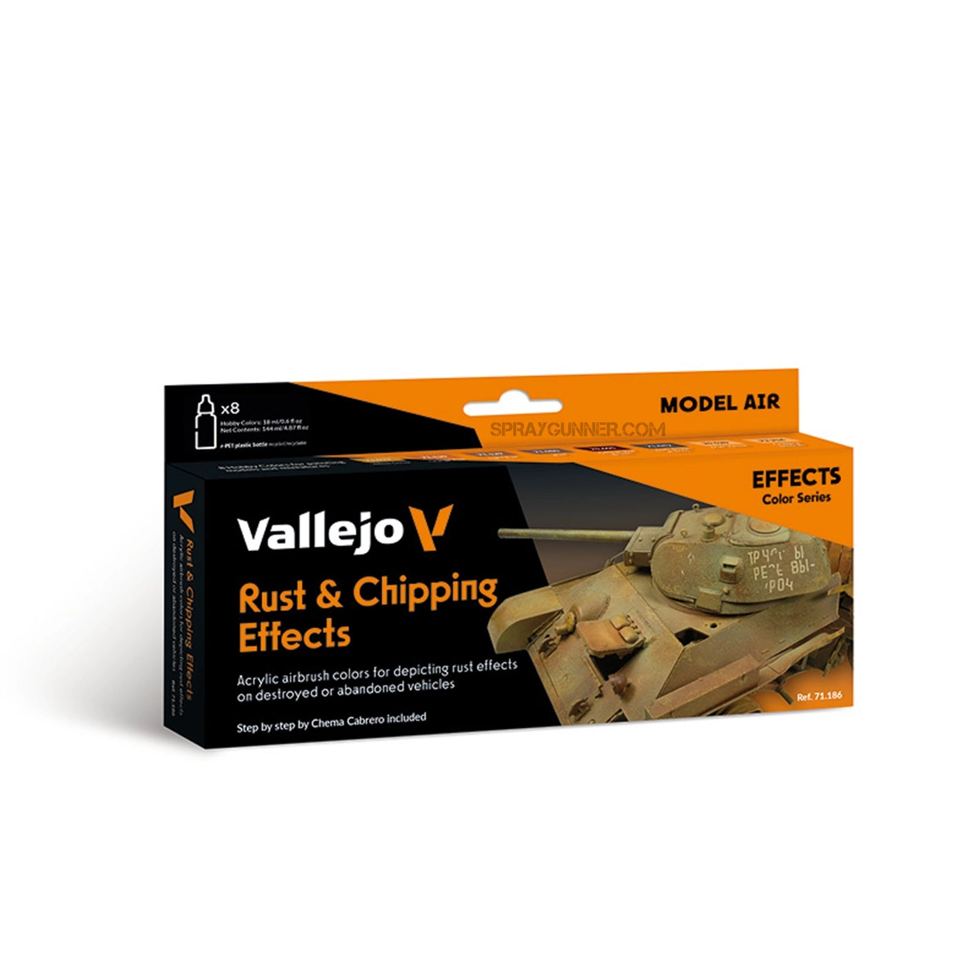 Vallejo Model Air Set: Rust & Chipping Effects